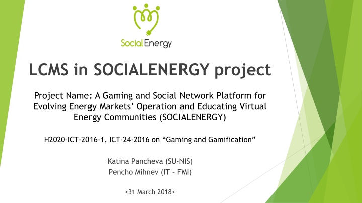 LCMS in SOCIALENERGY project