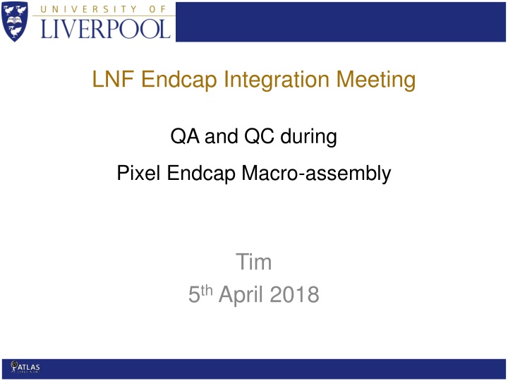 QA and QC in Pixel Endcap Macro-assembly