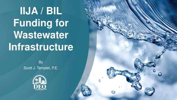 Funding for Wastewater Infrastructure Details