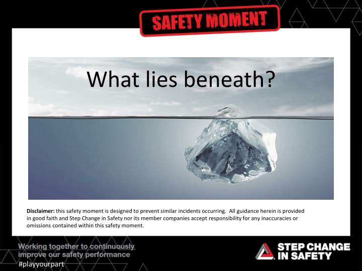 What lies beneath?