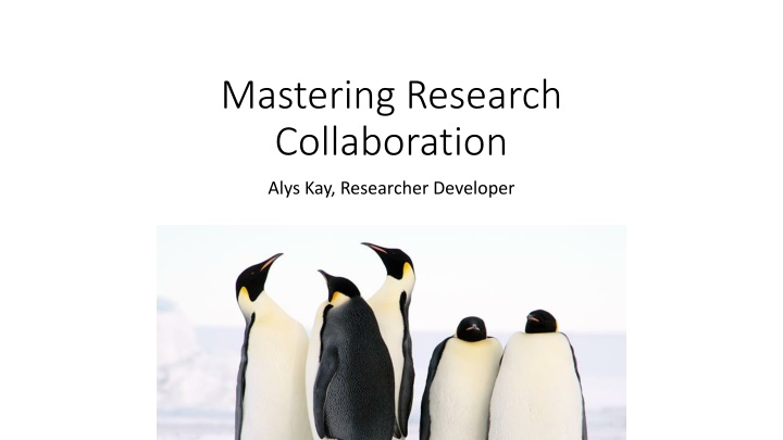 Mastering Research  Collaboration
