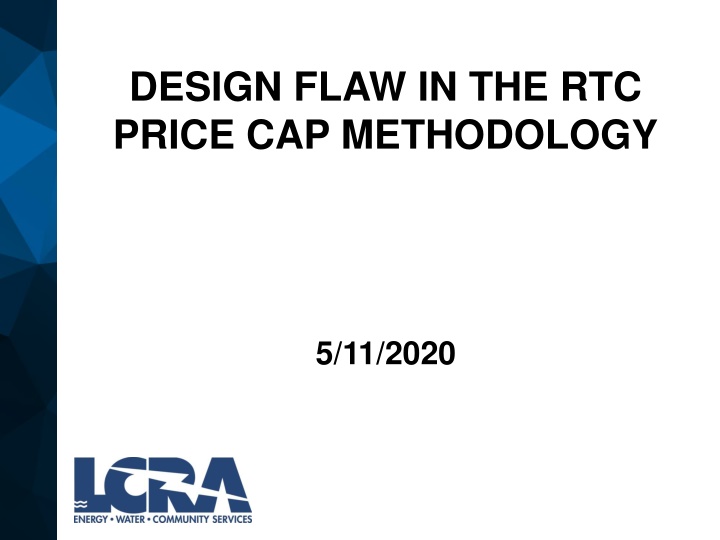 Design Flaw in RTC Price Cap Methodology