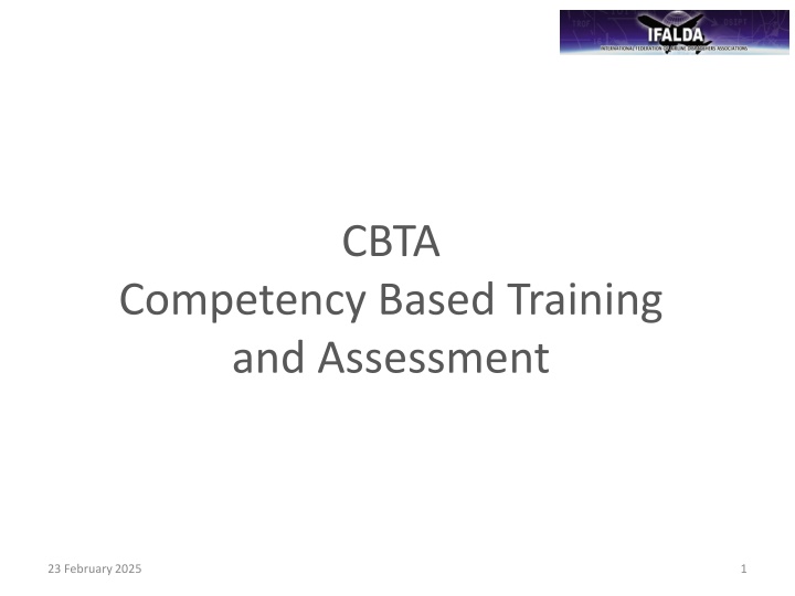 Operational Control and Decision Making in CBTA Training