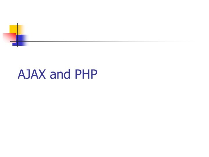 AJAX and PHP