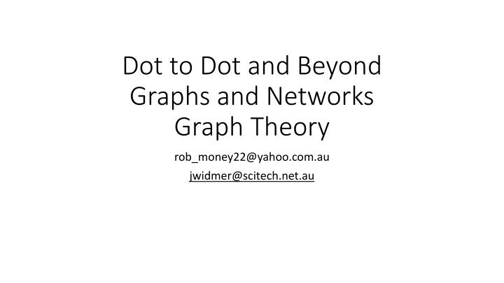 Graph Theory in Mathematics Curriculum