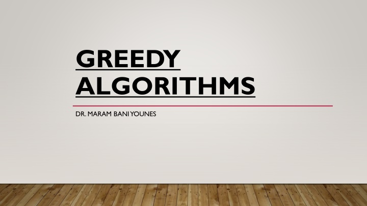 Introduction to Greedy Algorithms in Problem-Solving