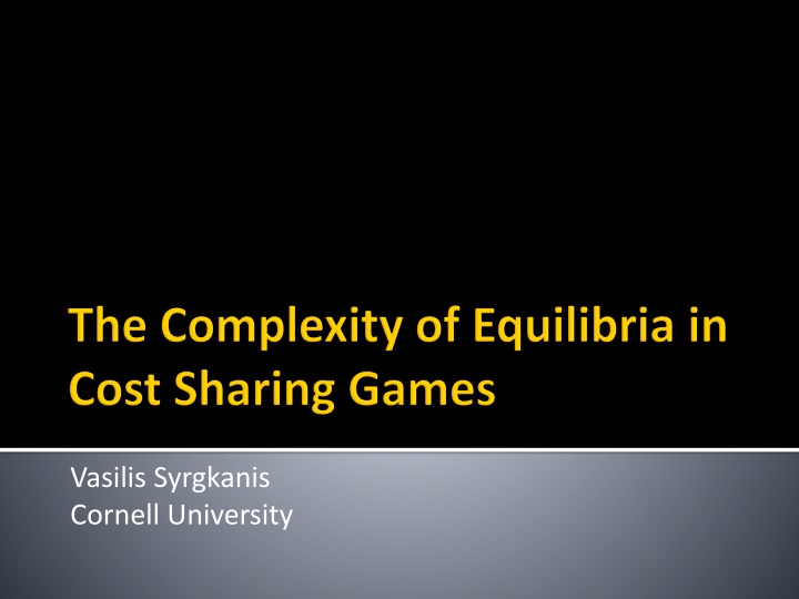 Efficient Computation of Pure Nash Equilibrium in Game Theory