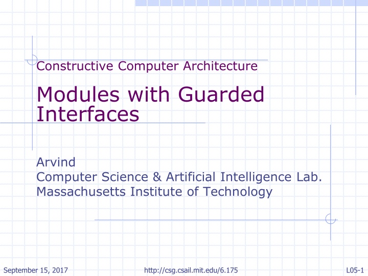 Modules with Guarded  Interfaces