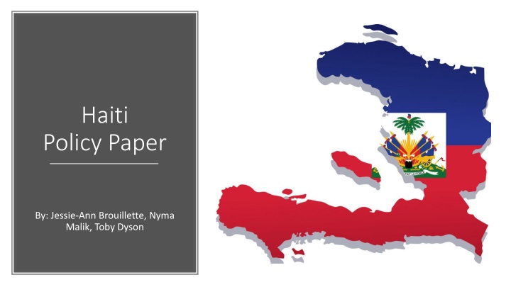 Haiti  Policy Paper