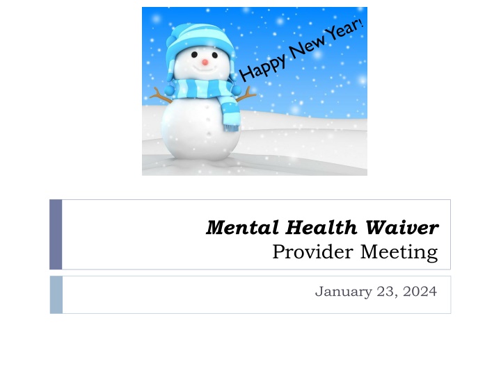 Mental Health Waiver