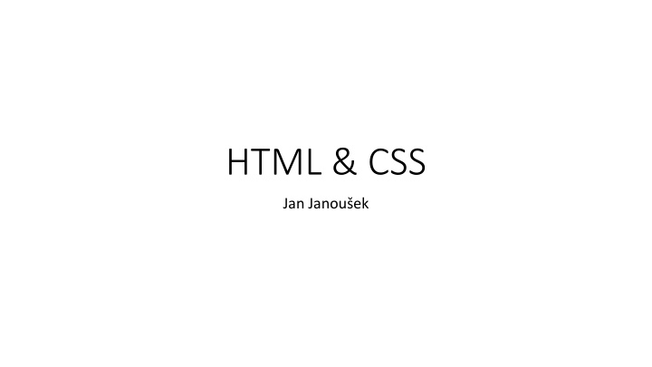 HTML & CSS Essentials: Structuring, Styling, and Embedding