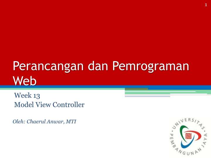 Perancangan dan Pemrograman Web