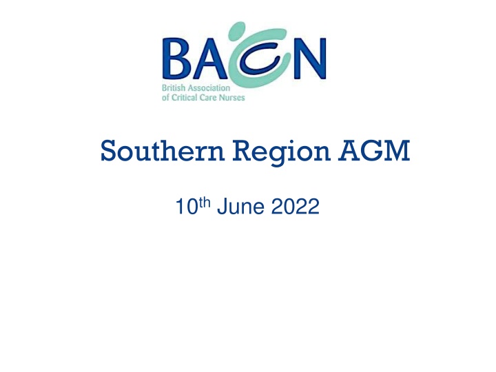Southern Region AGM Overview
