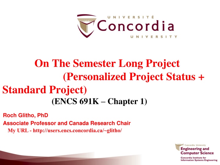 Cloud-Based Projects Showcase in ENCS 691K