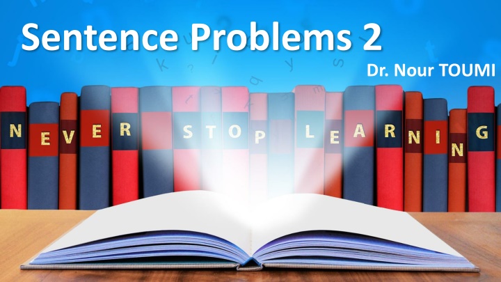 Sentence Fragments and Corrections