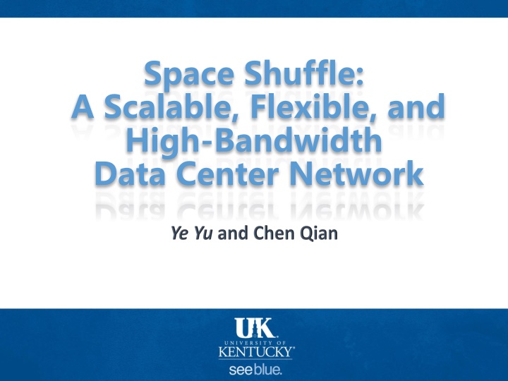 Space Shuffle: A Scalable, Flexible, and High-Bandwidth Data Center Network