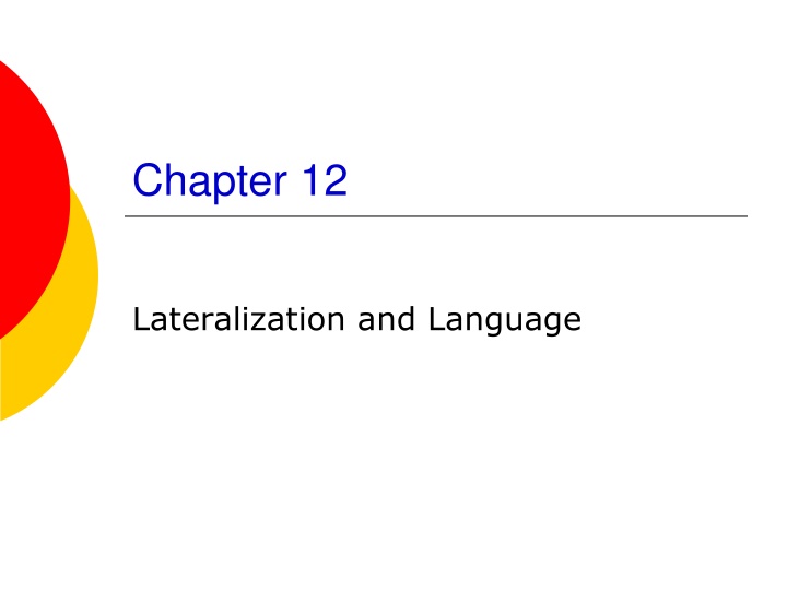 Hemispheric Lateralization and Language: Understanding Brain Specialization