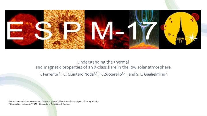 Thermal and Magnetic Properties of X-Class Solar Flare
