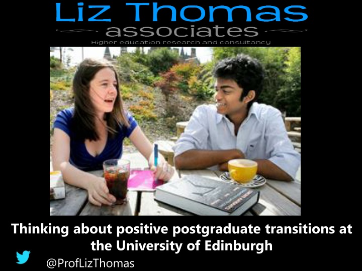 Enhancing Postgraduate Transitions at University of Edinburgh