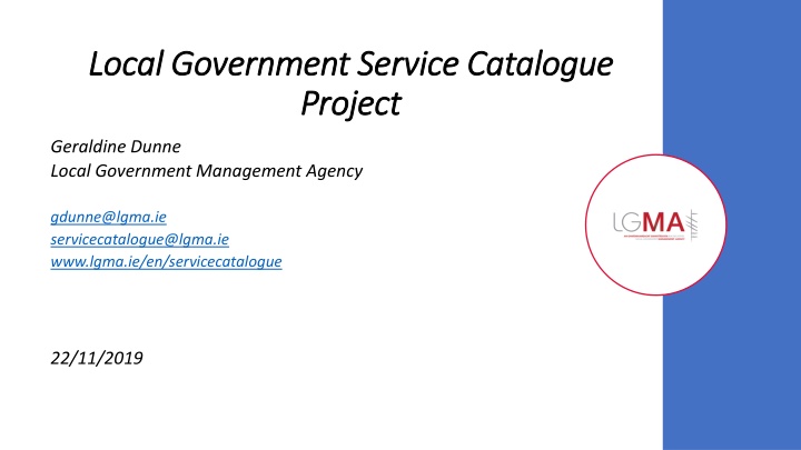 Local Government Service Catalogue