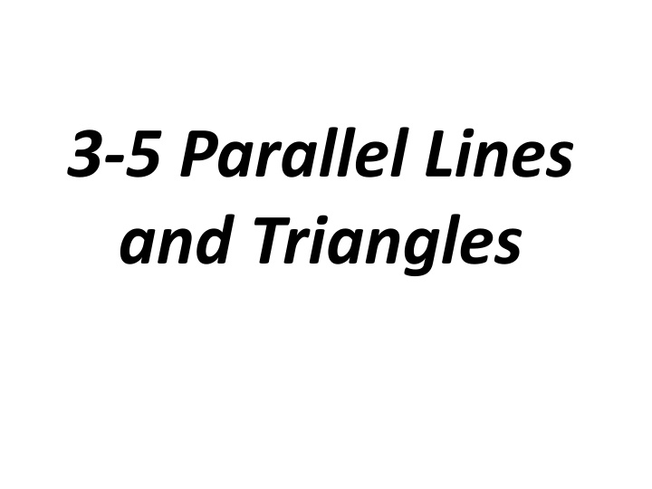 Geometry Theorems and Problems
