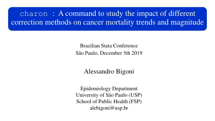Impact of Different Correction Methods on Cancer Mortality Trends in Brazil