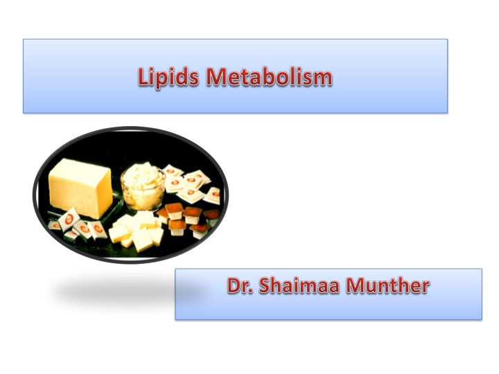 Lipids Metabolism