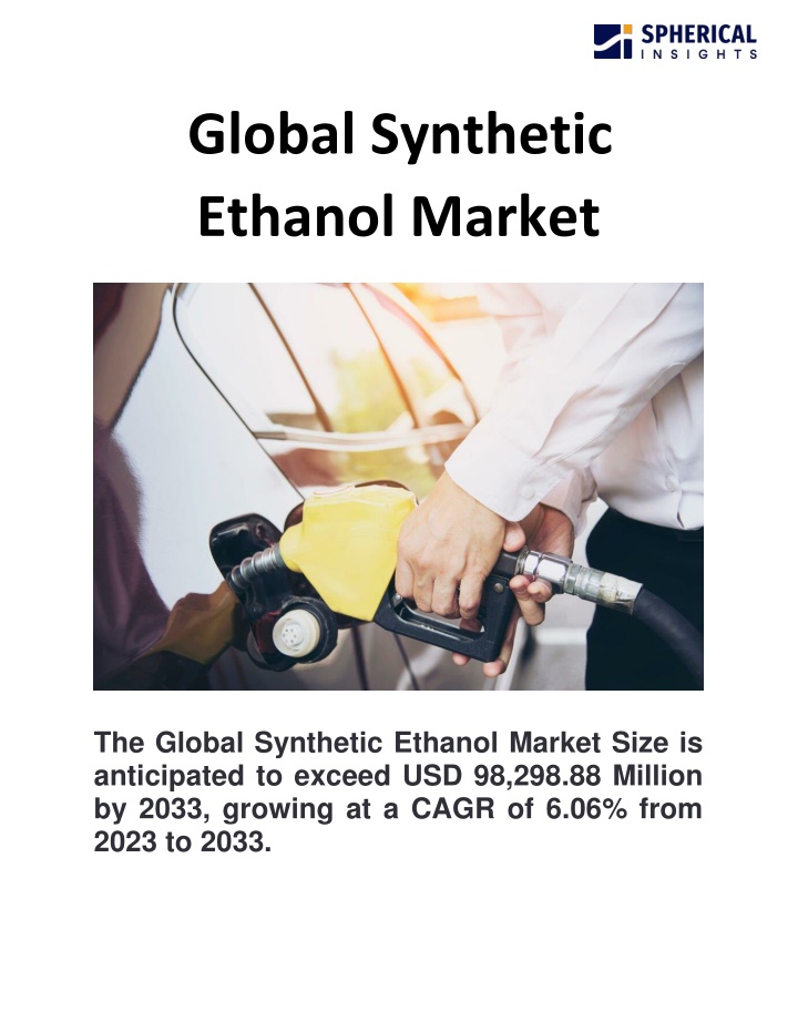 global synthetic ethanol market n.w