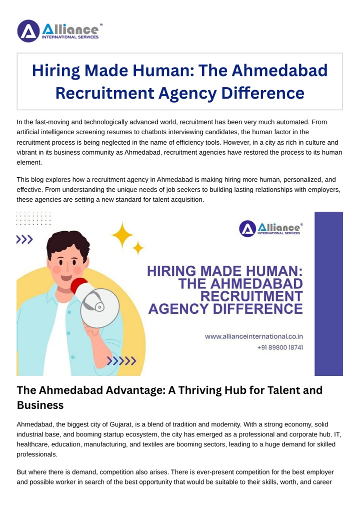 hiring made human the ahmedabad recruitment n.w