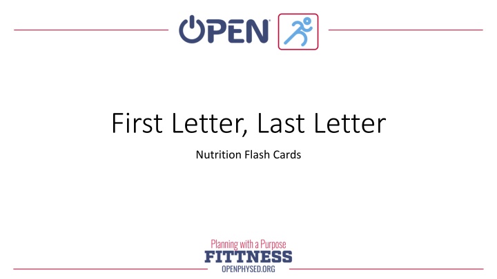 First Letter, Last Letter