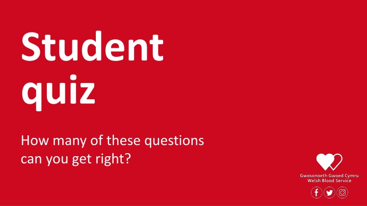 Student quiz