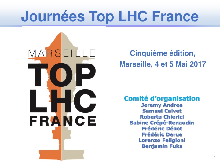 Journées Top LHC France
