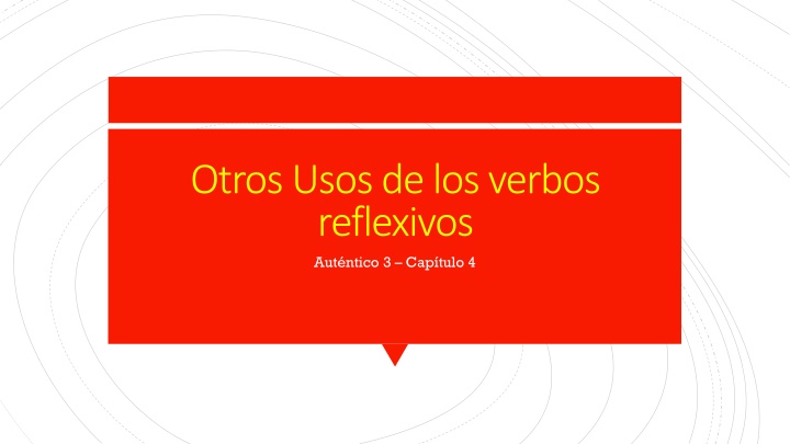 Reflexive Verbs in Spanish
