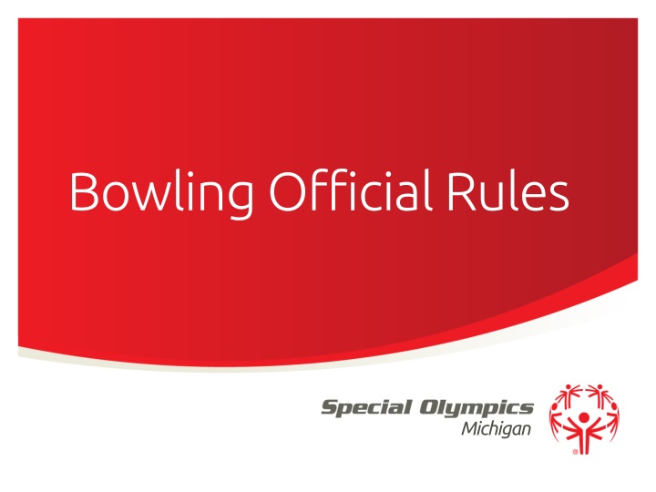 Bowling Official Rules