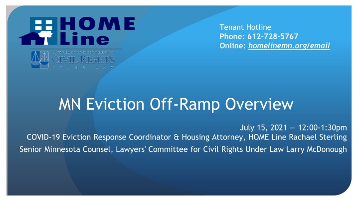 MN Eviction Moratorium Overview