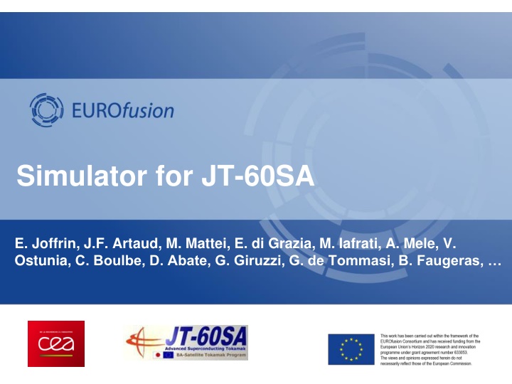 Purpose of Discharge Simulator for JT-60SA