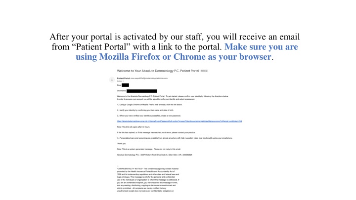 using Mozilla Firefox or Chrome as your browser