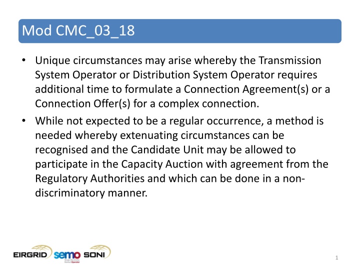 Addressing Complex Connection Agreements