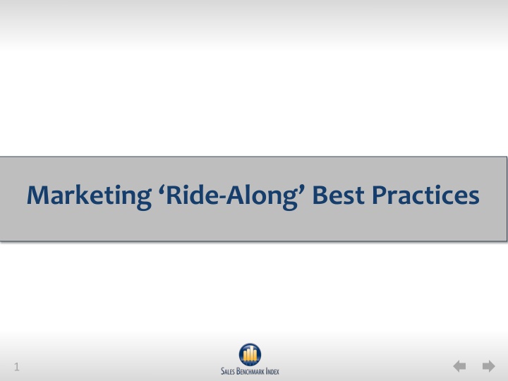 Marketing Ride-Along Best Practices