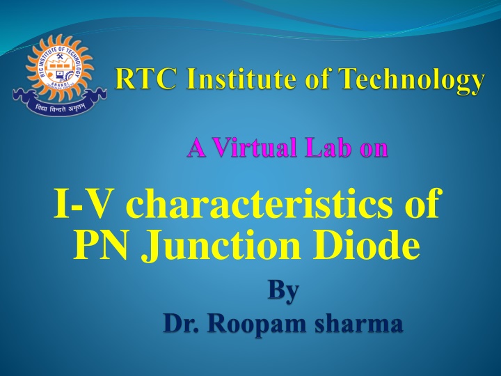 Study of PN Junction Diode I-V Characteristics