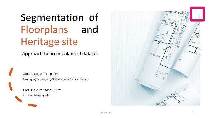 Segmentation of Floorplans Heritage Site