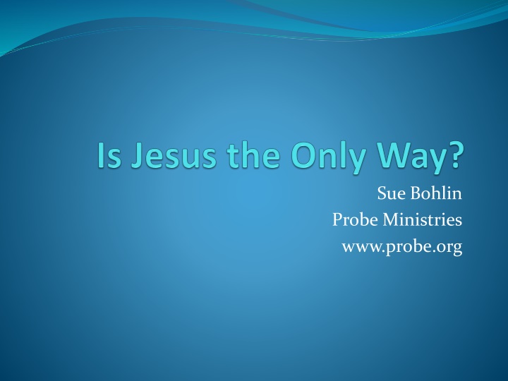 Christianity - Narrow vs Broad Views
