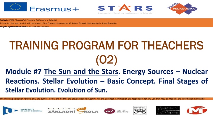STARS Project: Teaching Astronomy in Schools
