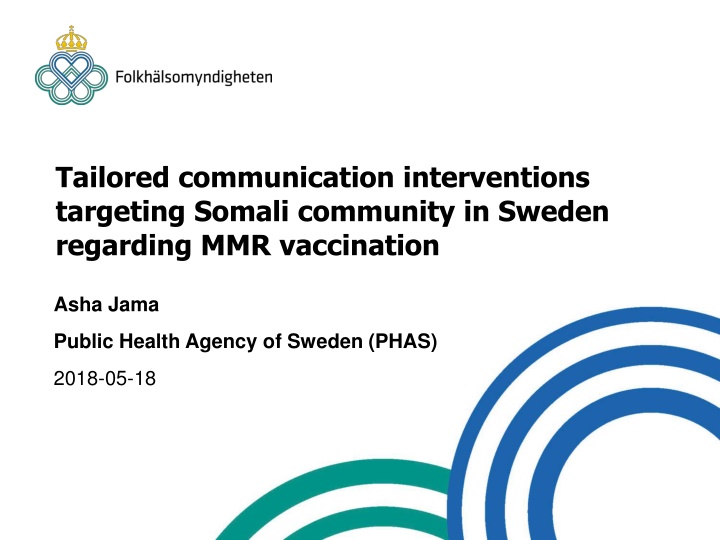 Tailored Interventions for MMR Vaccination in Somali Community