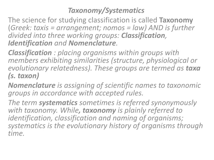 Identification