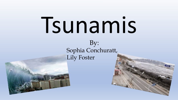 Tsunamis