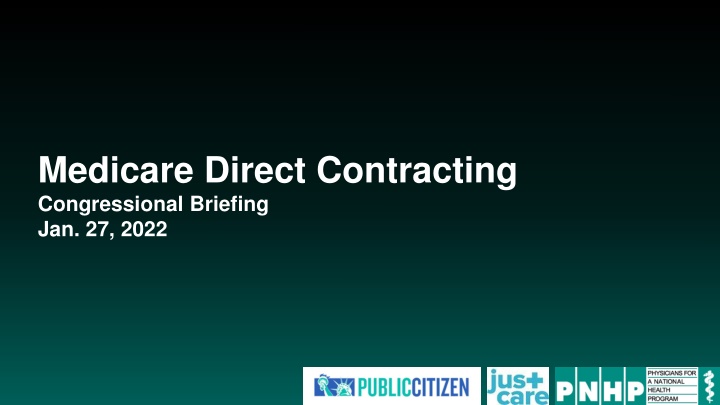 Medicare Direct Contracting