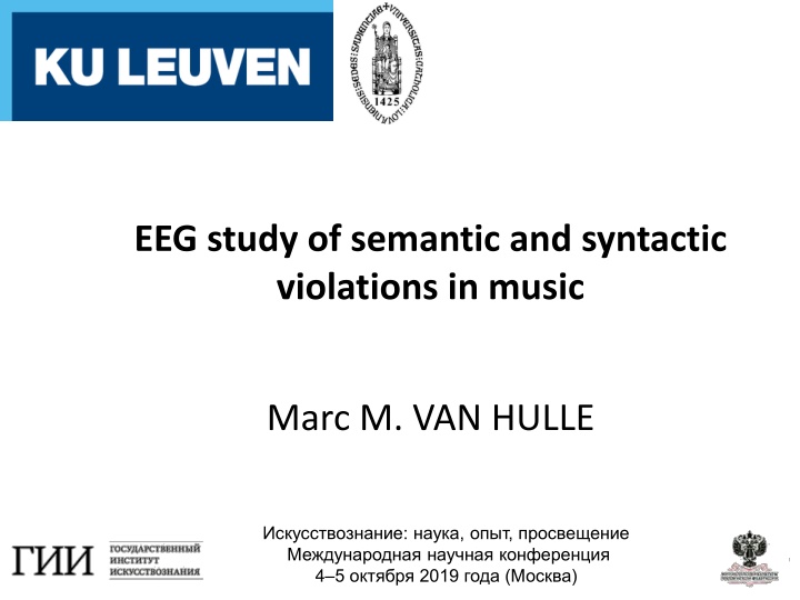 EEG study of semantic and syntactic