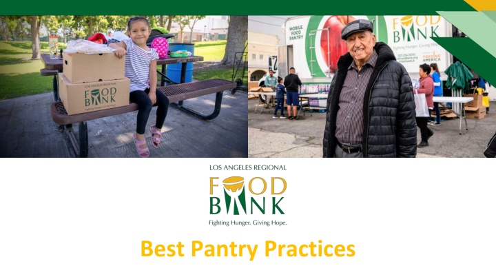Effective Pantry Distribution Models