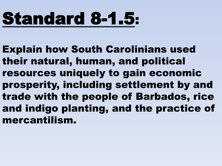 South Carolina's Economic Prosperity Pathways